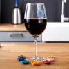 imageVacu Vin Classic Grape Glass Markers  Set of 8