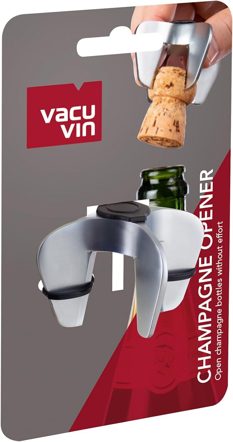 imageVacu Vin Champagne Bottle Opener Stainless SteelChampagne Opener Luxe