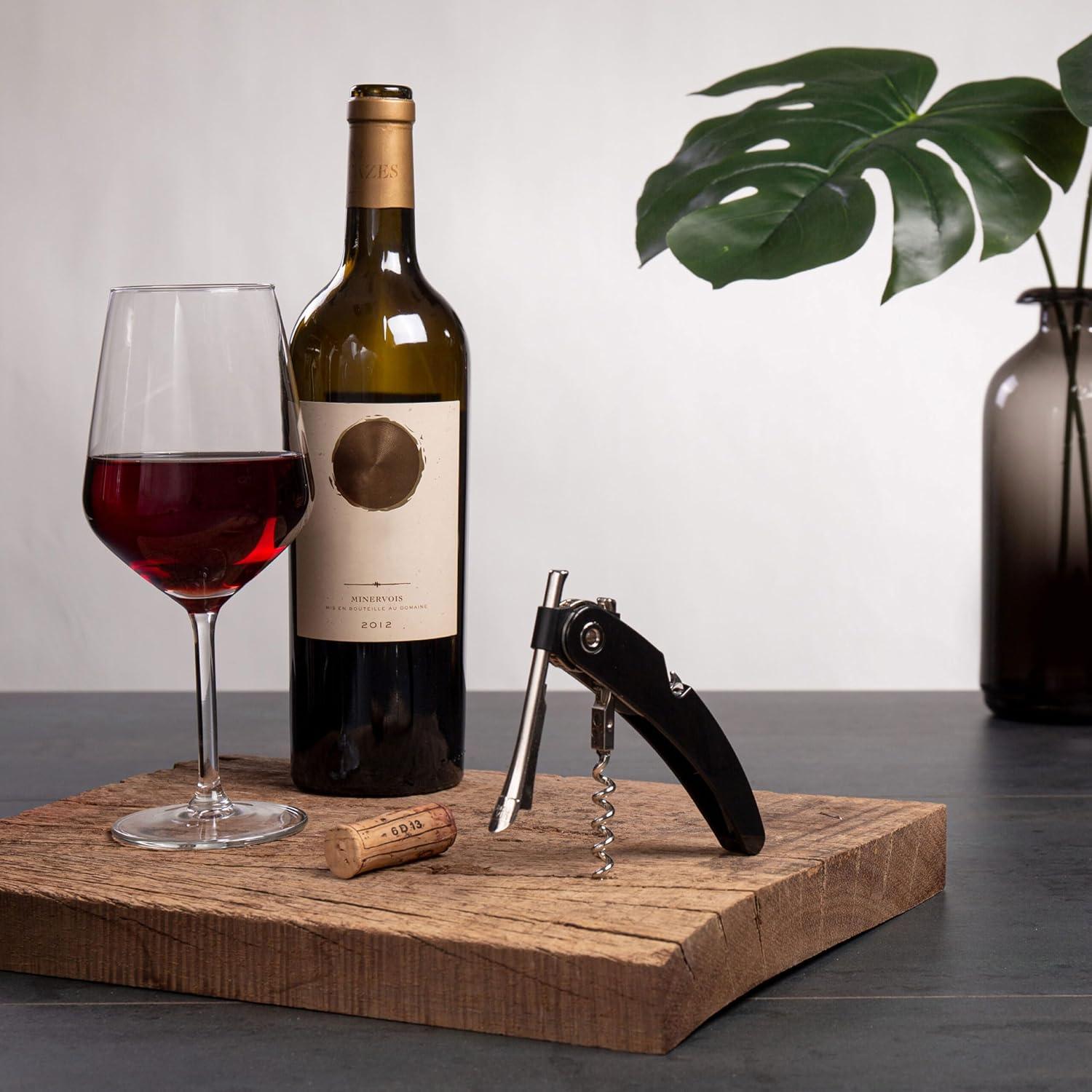 imageVacu Vin Pull Corkscrew Unique BlackBlack