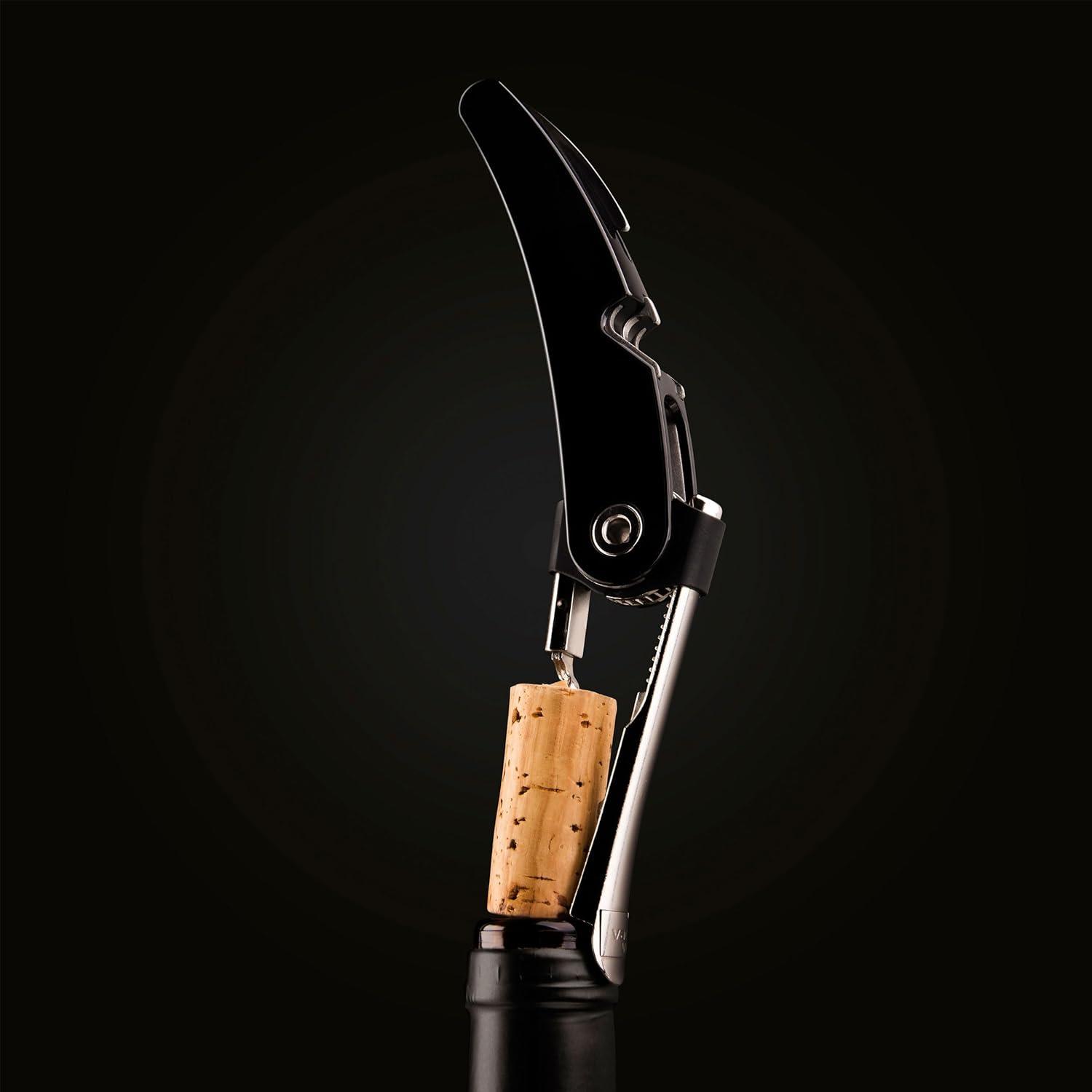 imageVacu Vin Pull Corkscrew Unique BlackBlack