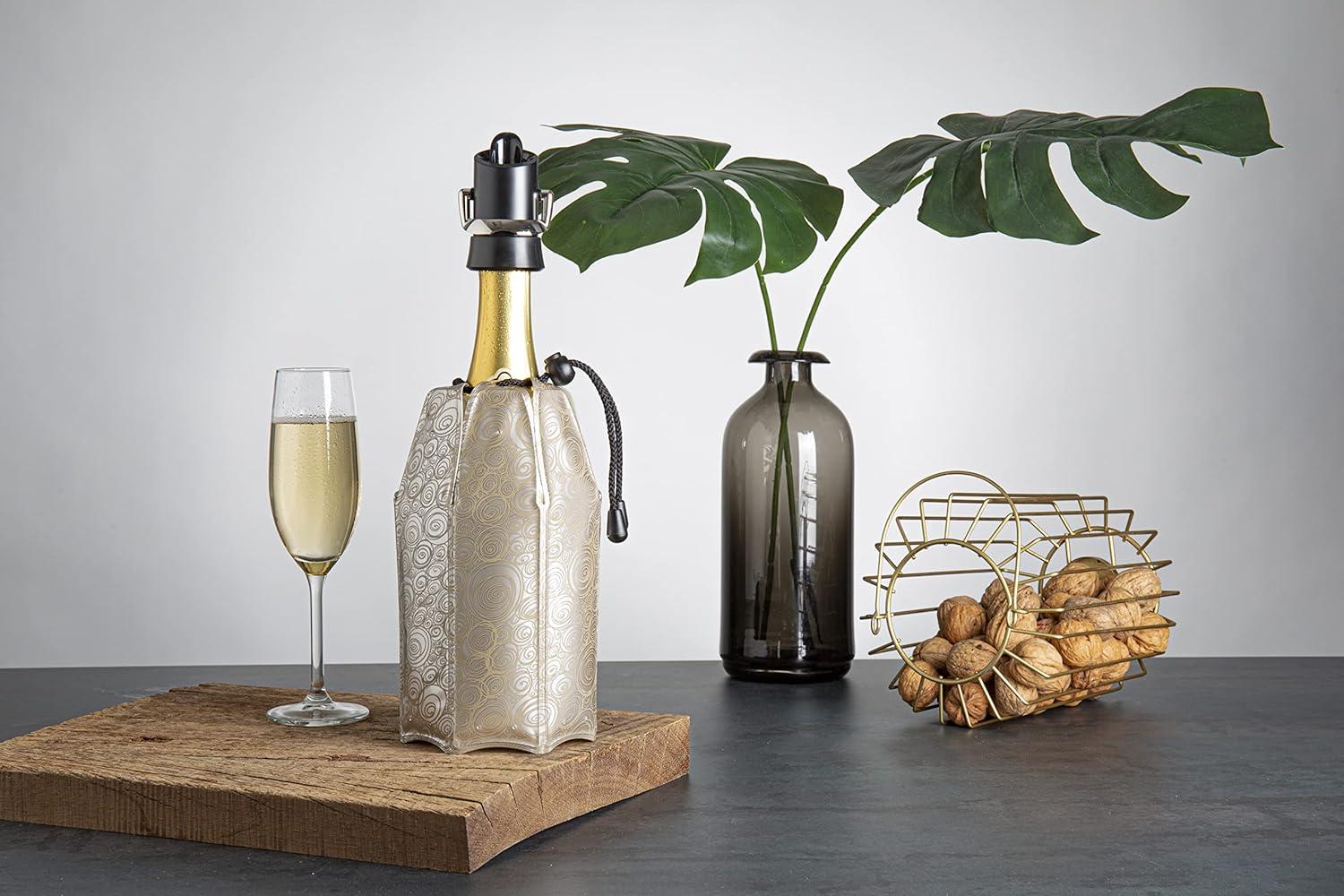 imageVacu Vin Rapid Ice Champagne Cooler  BottlePlatinum Gold