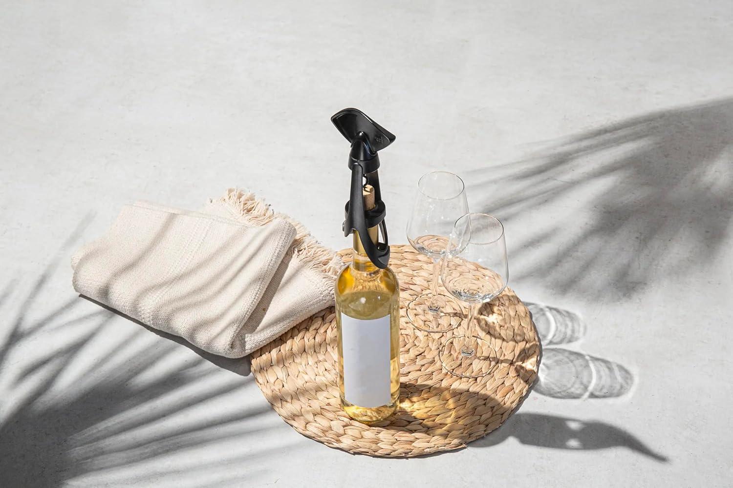 imageVacu Vin Twister Corkscrew  EasyTurn Wine Opener with Comfortable Grip  Removes Corks Smoothly in One Motion  Manual Corkscrew for Natural ampamp Synthetic Corks  Durable ampamp Ergonomic DesignTwister