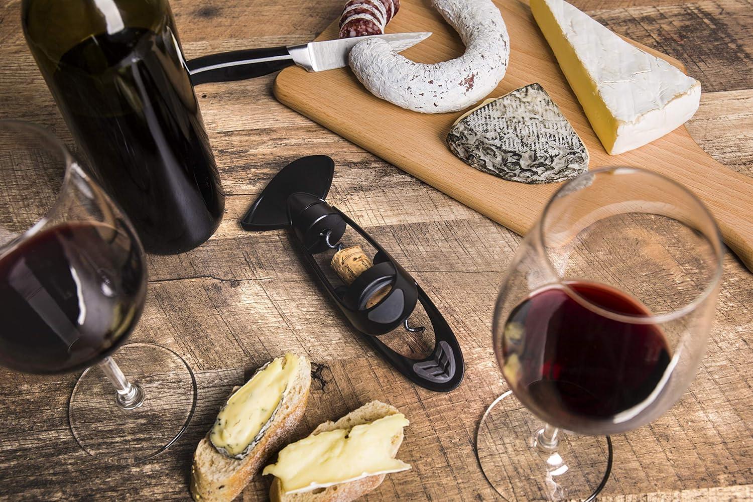 imageVacu Vin Twister Corkscrew  EasyTurn Wine Opener with Comfortable Grip  Removes Corks Smoothly in One Motion  Manual Corkscrew for Natural ampamp Synthetic Corks  Durable ampamp Ergonomic DesignTwister