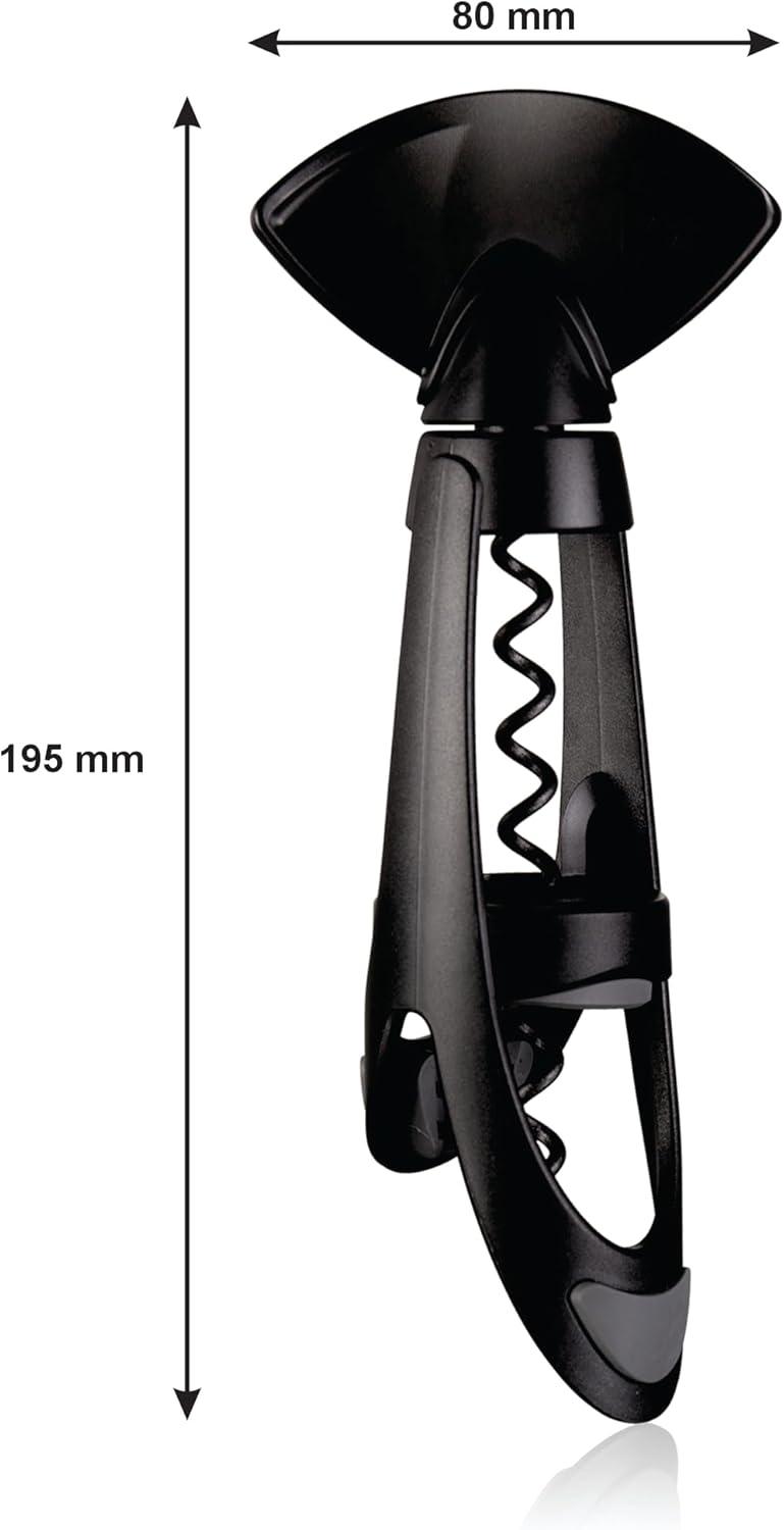 imageVacu Vin Twister Corkscrew  EasyTurn Wine Opener with Comfortable Grip  Removes Corks Smoothly in One Motion  Manual Corkscrew for Natural ampamp Synthetic Corks  Durable ampamp Ergonomic DesignTwister