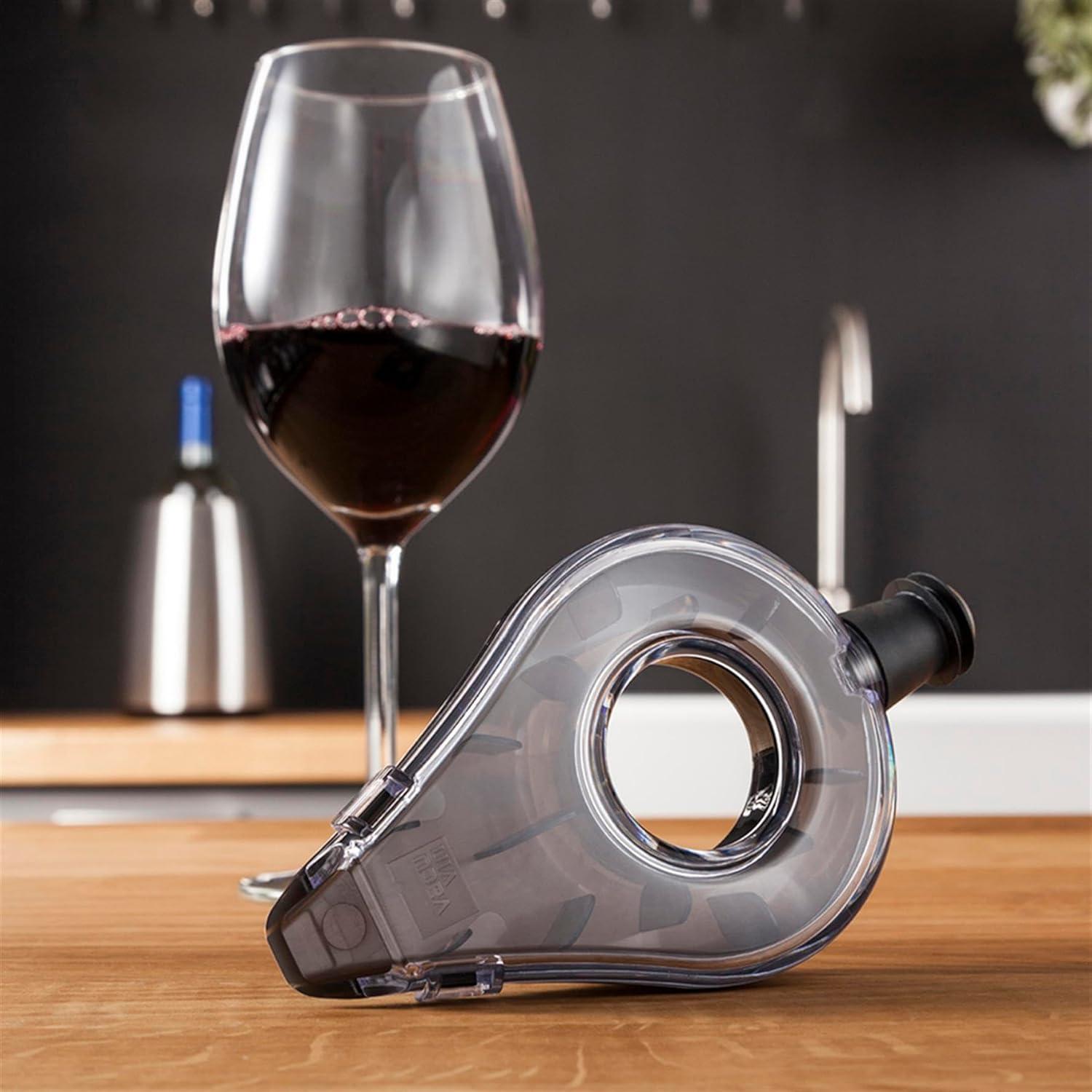 imageVacu Vin Wine AeratorPourerGrey