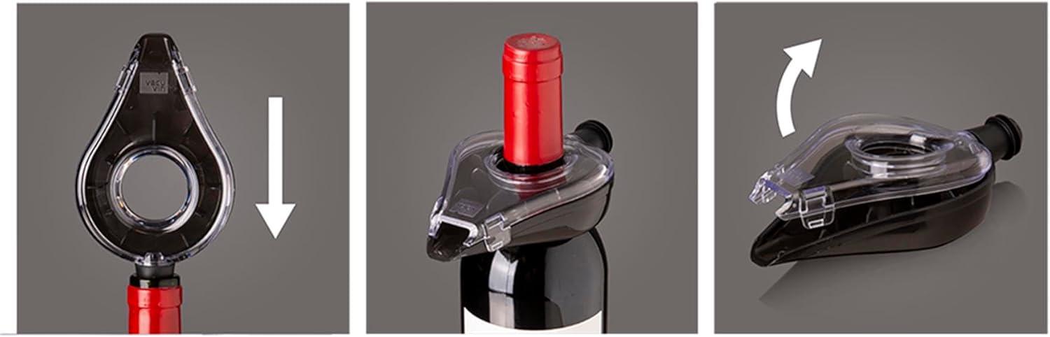 imageVacu Vin Wine AeratorPourerGrey