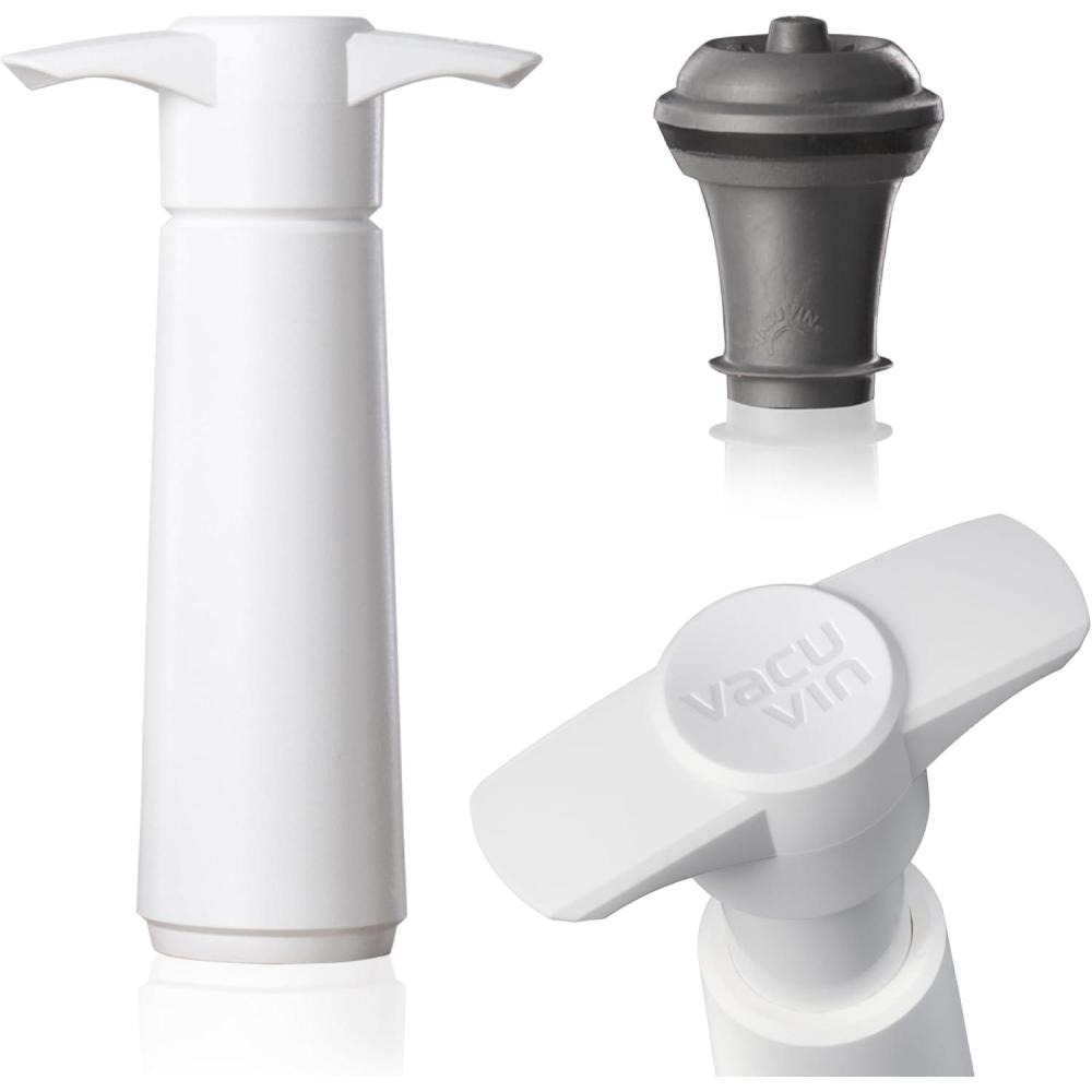 imageVacu Vin 509523 Wine Pump Count Black 1 StopperWhite