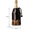 imageVacu Vin Active Cooler Champagne Chiller  Reusable Flexible Wine Bottle Cooler  Champagne Bottle Print  Champagne Cooler Sleeve For Standard Size Bottles  Insulated Champagne Bottle ChillerBottles