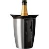 imageVacu Vin Active Cooler Champagne Elegant  Reusable Champagne Bottle Cooler  Stainless Steel  Prosecco Cooler Sleeve For Standard Size Bottles  Insulated Prosecco Bottle Chiller