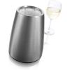 imageVacu Vin Active Cooler Wine Elegant  Reusable Wine Bottle Cooler  Stainless Steel  Wine Cooler Sleeve For Standard Size Bottles  Insulated Wine Bottle Chiller to Keep Wine ColdStainless Steel Elegant
