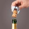 imageVacu Vin Champagne Bottle Opener Stainless SteelChampagne Opener Luxe