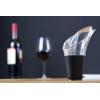 imageVacu Vin Crystal Wine Server Set of 2  Black 55 x 7 x 1 inches