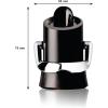 imageVacu Vin Premium Champagne Bottle Stopper ampamp Server  Preserve Bubbles for Up to a Week with Airtight Seal  Easy To Use No Spill ampamp NonDrip Pouring  Kitchen Bar Counter EssentialsBlack