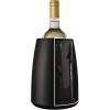 imageVacu Vin Wine Cooler Hexo  Graphite  Modern Active Wine Bottle Chiller with Removable Cooling Sleeve  Geometric Design  Reusable IceFree Cooler  Fits Standard Bottles  Tabletop Wine AccessoryBlack Elegant