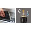 imageVacu Vin Wine Cooler Hexo  Graphite  Modern Active Wine Bottle Chiller with Removable Cooling Sleeve  Geometric Design  Reusable IceFree Cooler  Fits Standard Bottles  Tabletop Wine AccessoryGraphite Hexo