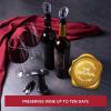 imageVacu Vin Wine Saver ampamp Server  Vacuum Pump with Bottle Stopper ampamp Pourer  Preserve Opened Bottle Freshness for Up to a Week with an Airtight Seal  Perfect for Serving and Storing