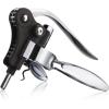 imageVacu Vin Winged Corkscrew  Classic TwoArm Wine Opener with BuiltIn Bottle Opener  Easy Cork Removal  Durable Ergonomic Wine Bottle Opener  Ideal for Home Kitchen ampamp Bar UseBlack