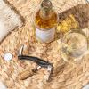 imageVacu Vin Winged Corkscrew  Classic TwoArm Wine Opener with BuiltIn Bottle Opener  Easy Cork Removal  Durable Ergonomic Wine Bottle Opener  Ideal for Home Kitchen ampamp Bar UseStainless Steel
