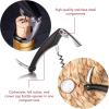 imageVacu Vin Winged Corkscrew  Classic TwoArm Wine Opener with BuiltIn Bottle Opener  Easy Cork Removal  Durable Ergonomic Wine Bottle Opener  Ideal for Home Kitchen ampamp Bar UseBlack