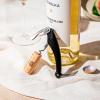 imageVacu Vin Winged Corkscrew  Classic TwoArm Wine Opener with BuiltIn Bottle Opener  Easy Cork Removal  Durable Ergonomic Wine Bottle Opener  Ideal for Home Kitchen ampamp Bar UseStainless Steel