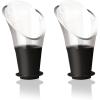 imageVacu Vin Crystal Wine Server Set of 2  Black 55 x 7 x 1 inches