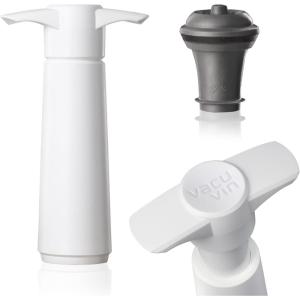 imageVacu Vin 509523 Wine Pump Count Black 1 StopperWhite
