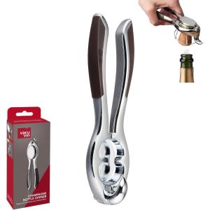 imageVacu Vin Champagne Bottle Opener Stainless SteelChampagne Opener Basic