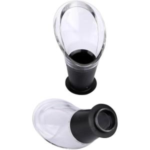imageVacuVin JHook Crystal Black Wine Server Set of 4