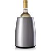 imageVacu Vin Active Cooler Wine Elegant  Reusable Wine Bottle Cooler  Stainless Steel  Wine Cooler Sleeve For Standard Size Bottles  Insulated Wine Bottle Chiller to Keep Wine ColdStainless Steel Elegant
