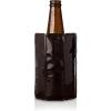 imageVacu Vin Beer Cooler Sleeve  Flexible Bottle Chiller  Active Cooling Reusable Ice Sleeve  Fits Standard Beer Bottles  Portable Drink Cooler for BBQ Travel ampamp Outdoor EventsBlack