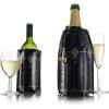 imageVacu Vin Champagne ampamp Wine Cooler Set  Flexible Insulated Chiller For Standard Size Bottles  Keeps Your Drinks Cold Longer  Lightweight ampamp Easy To Use  Premium Design To All Occasions PlatinumClassic