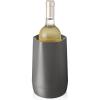 imageVacu Vin Wine Cooler Hexo  Graphite  Modern Active Wine Bottle Chiller with Removable Cooling Sleeve  Geometric Design  Reusable IceFree Cooler  Fits Standard Bottles  Tabletop Wine AccessoryGraphite Hexo
