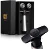 imageVacu Vin Wine Saver Stainless Steel Gift Box  Includes 1 Vacuum Pump ampamp 2 Stoppers  Preserve Wine Freshness  Elegant Wine Accessory Set2 Stoppers Giftbox