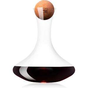 imageVacu Vin Wine Decanter  Elegant Glass Carafe for Aerating Red Wine  Enhances Flavor ampamp Aroma  EasyPour Spout  Modern Design  Dishwasher Safe Wine Aerator ampamp Serving Vessel