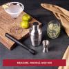 imageVacu Vin Cocktail Set  3Piece Bar in a Box Starter Kit  Includes Muddler Jigger ampamp Recipe Guide  Compact Home Bartending Set for Beginners  Easy Cocktail Making Kit ampamp Gift Idea