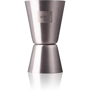 imageVacu Vin Stainless Steel Double Jigger stamdard silver