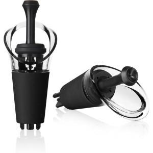 imageVacu Vin Wine Server ampamp Stopper Set of 2  DripFree Pouring and Airtight Preservation  Elegant Design for Enhanced Wine Enjoyment and Freshness